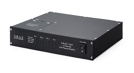 Mô-đun nguồn CCP 4 kênh GRAS 12AX với chức năng tăng âm.