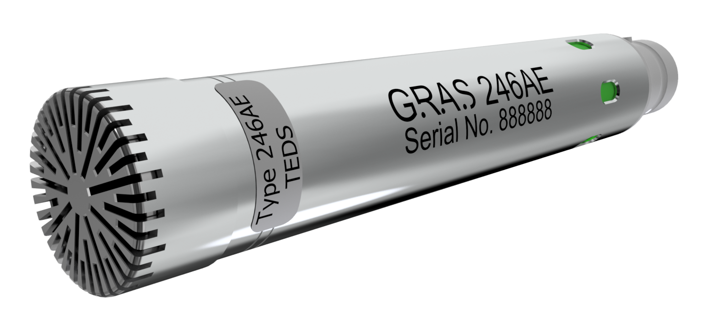 Bộ micro tiêu chuẩn trường tự do GRAS 246AE 1/2" CCP SysCheck2™