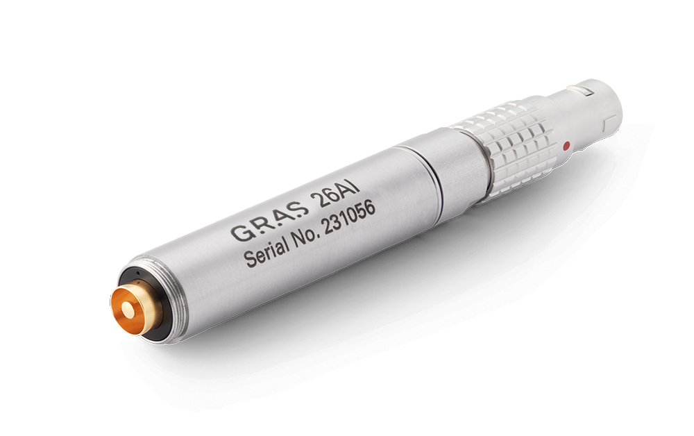 Bộ tiền khuếch đại GRAS 26AI 1/2" với đầu nối tích hợp, tần số thấp