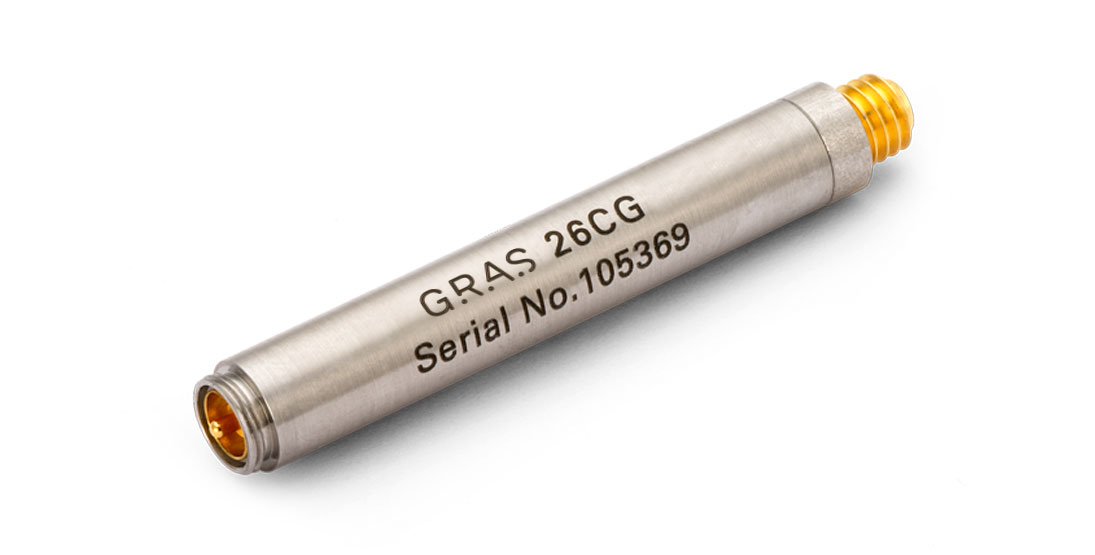 Bộ tiền khuếch đại GRAS 26CG 1/4" CCP với đầu nối Microdot, tần số thấp