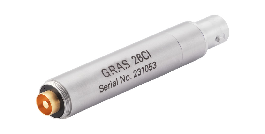 Bộ tiền khuếch đại GRAS 26CI 1/2" CCP với đầu nối BNC, tần số thấp