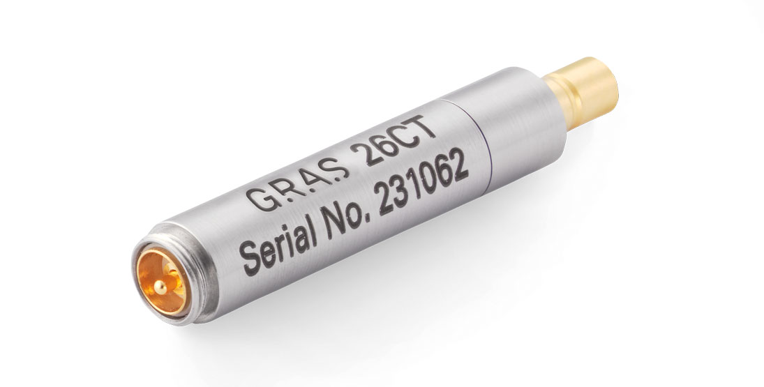 Bộ tiền khuếch đại tiêu chuẩn GRAS 26CT 1/4" CCP với đầu nối SMB, rất ngắn.