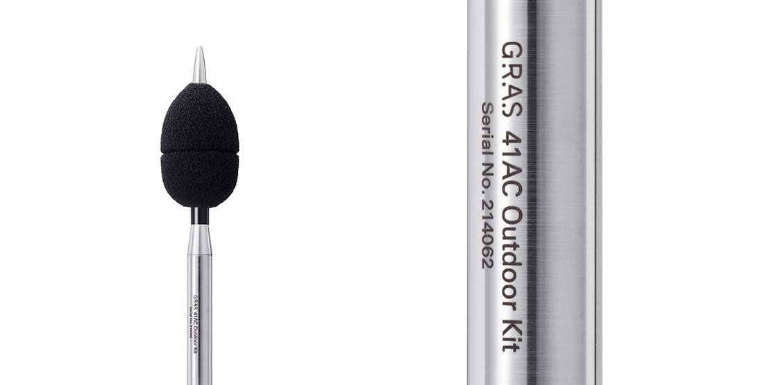 Microphone ngoài trời GRAS 41AC-3 CCP dành cho tiếng ồn cộng đồng và sân bay