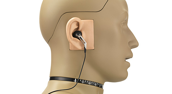 GRAS 45BB-15 KEMAR với bộ mô phỏng tai độ phân giải cao để kiểm tra tai và tai nghe, 2 kênh LEMO