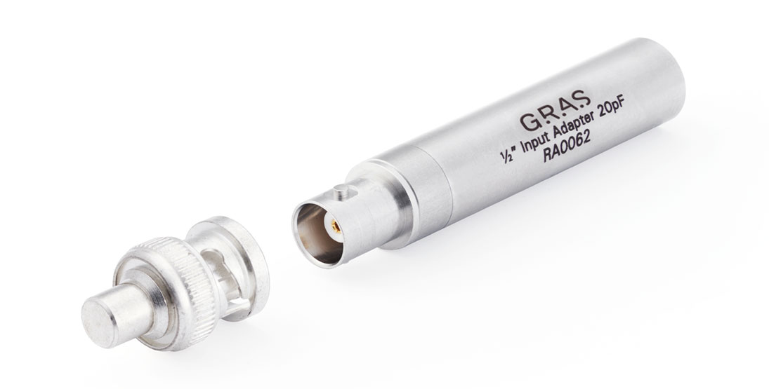 Bộ chuyển đổi đầu vào tiền khuếch đại GRAS RA0062 20 pF dành cho tiền khuếch đại 1/2"